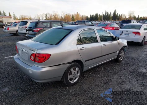 2007 Toyota Corolla Ce из США, поврежденный, VIN JTDBR32E670130626